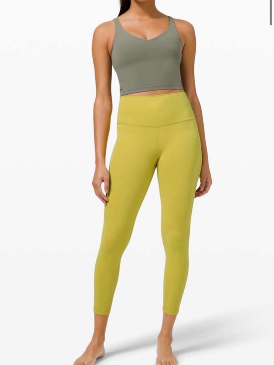 lululemon athletica Pants - Lululemon Align High Rise 25” Yellow Pear Performance Leggings Size 6
